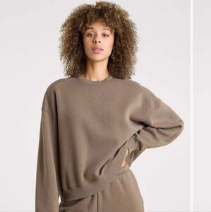 Nuuds Mocha Women's Crewneck Sweatshirt